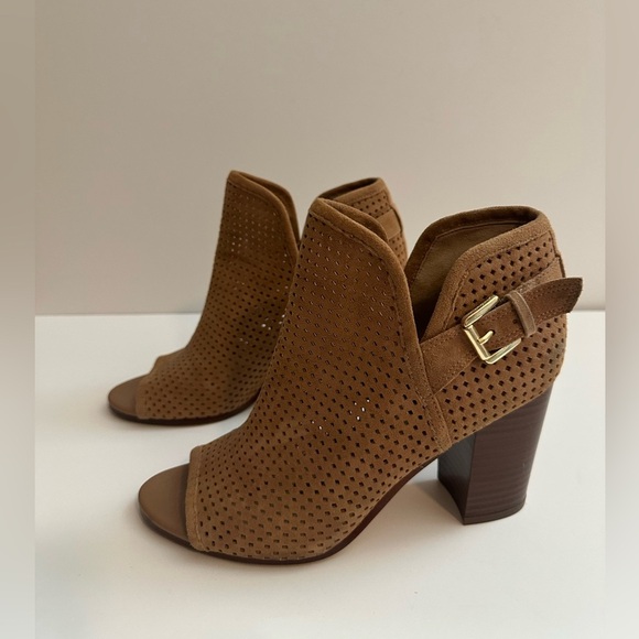 Sam Edelman Easton Perforated Open Toe Bootie (Women) - Picture 1 of 6